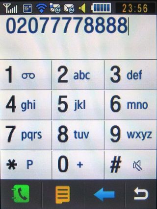 Samsung genio slider numberpad