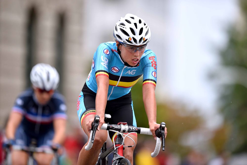It wasn't be a day of Belgian joy in the women's road race