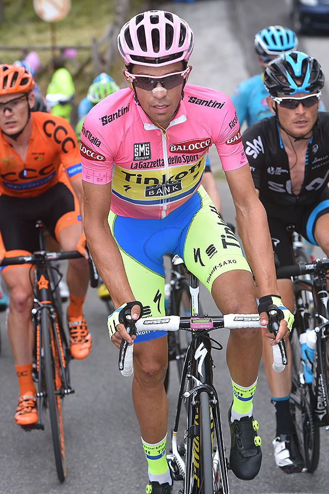 Alberto Contador (Tinkoff-Saxo) during stage 9 at the Giro d'Italia