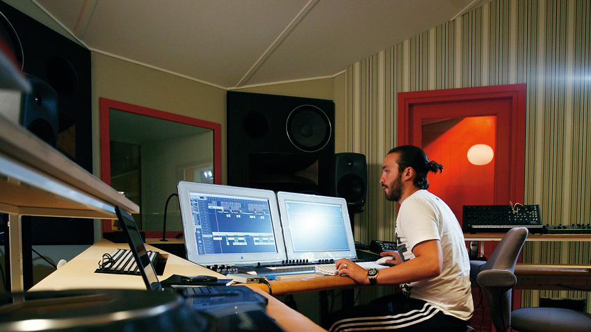 Steve angello studio shot