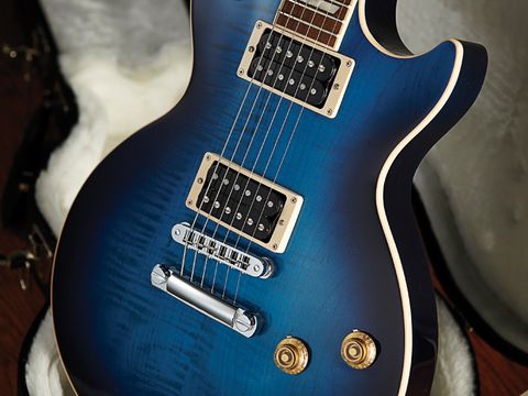 The Les Paul body is brutally effective: a back-breaking mahogany and maple slab that plays a vital role in the model's warm sustain.