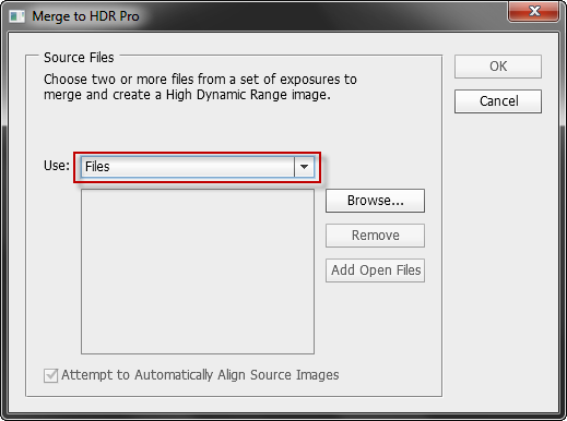HDR in Photoshop