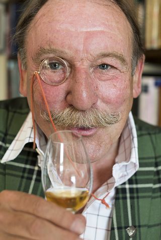 Charlie MacLean, whisky connoisseur, pictured at his home in Edinburgh (©Ian Rutherford/Country Life Picture Library)