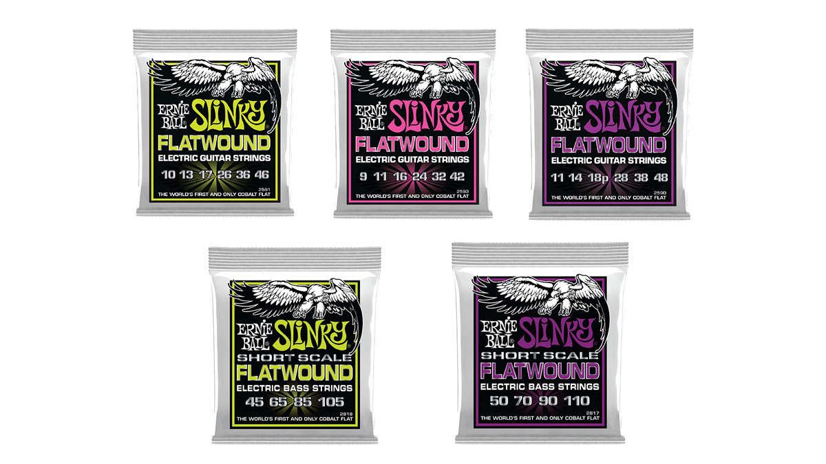 NAMM 2023: Ernie Ball announces Slinky Flatwound electric guitar strings  and Flatwound Short-Scale bass strings