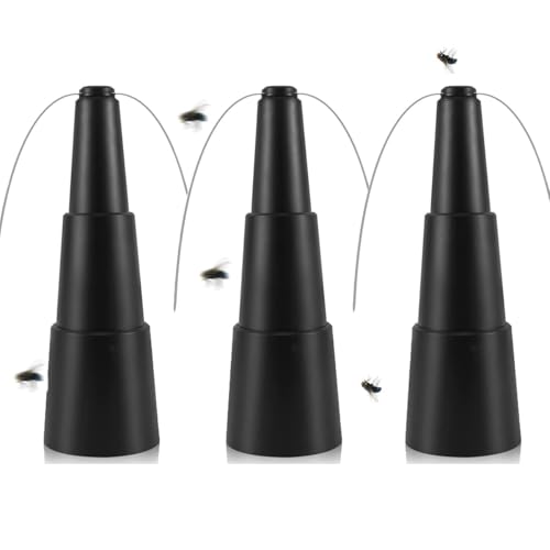 Menibbler Fly Repellent Fan, Fly Fans for Table, Fly Repellent Outdoor, Portable Flies Repellents Fan With Hanging Hook, Stretchable Battery Powered Flies Spinner With Soft Blades Keep Flies Away (3)
