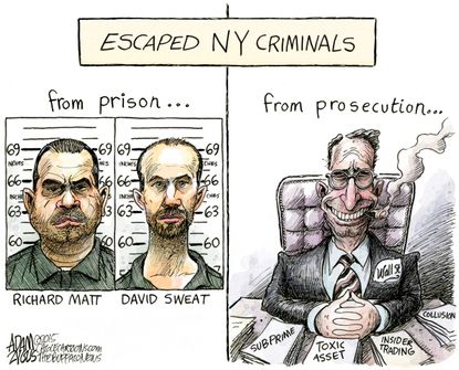 Editorial cartoon U.S. New York Wall Street