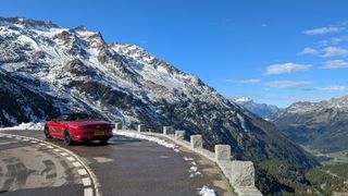 Top down: the GTC Speed in the Swiss Alps