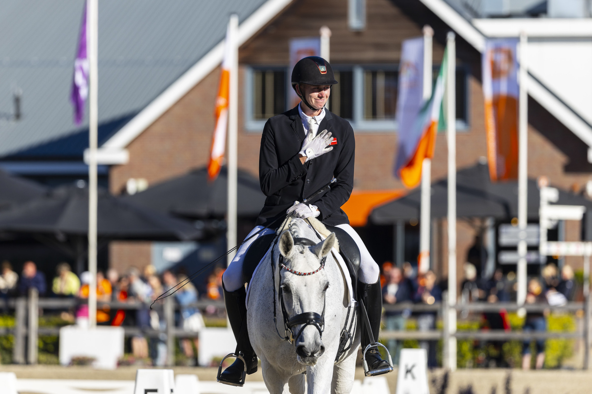 Paralympic dressage rider Tobias Thorning Joergensen (pictured) announced the retirement of his medal-winning horse Jolene Hill at the 2025 European Para Dressage Championships.