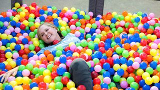 Amy Schumer is in a ball pit in Inside Amy Schumer season 5
