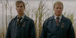 Matthew McConaughey and Woody Harrelson on True Detective