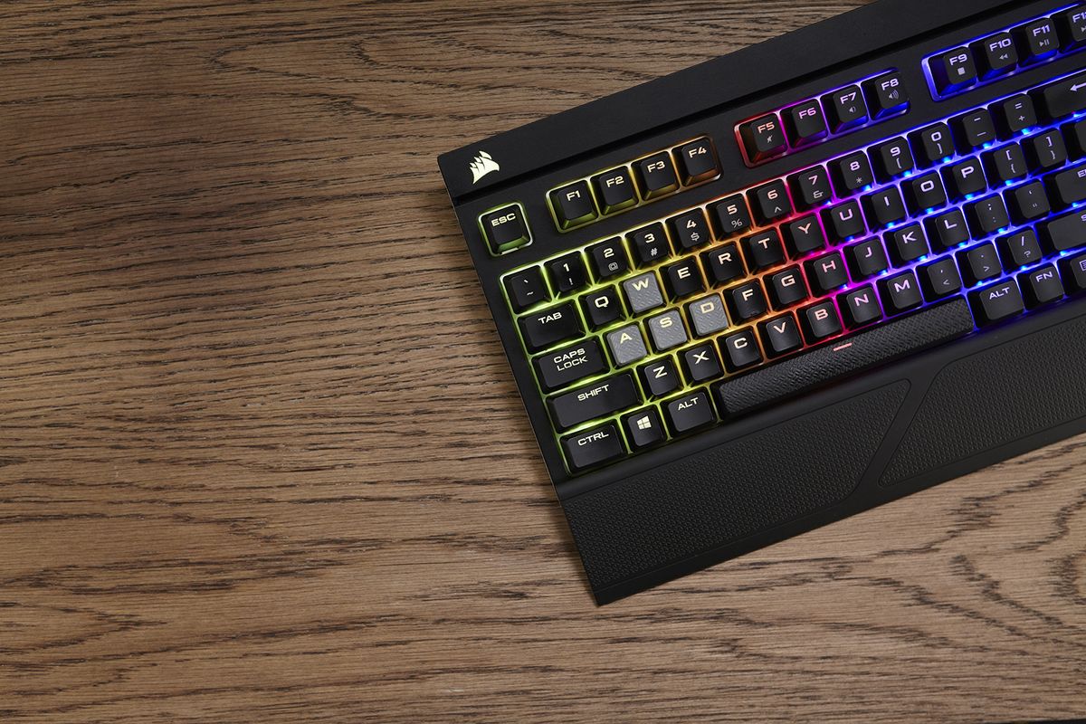 Corsair announces keyboard with new Cherry Silent switch, new MMO mouse, and gaming headsets