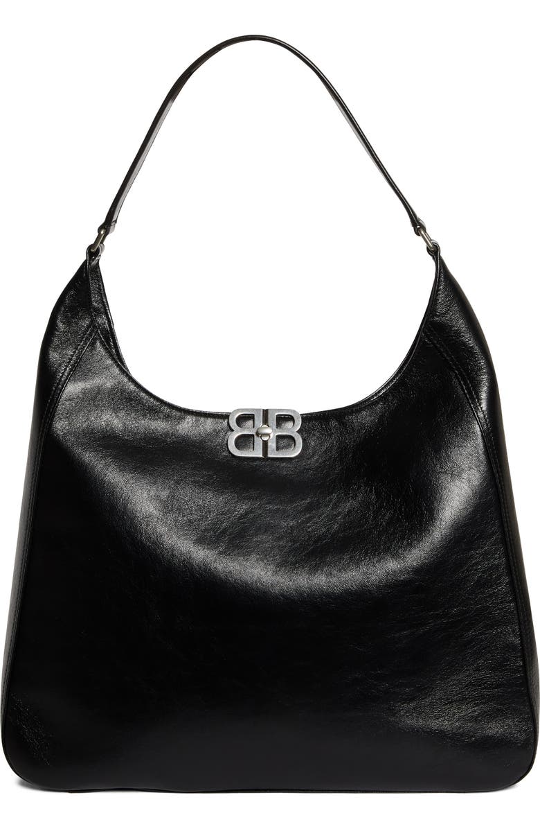 Bb Soft Lambskin Leather Hobo Bag