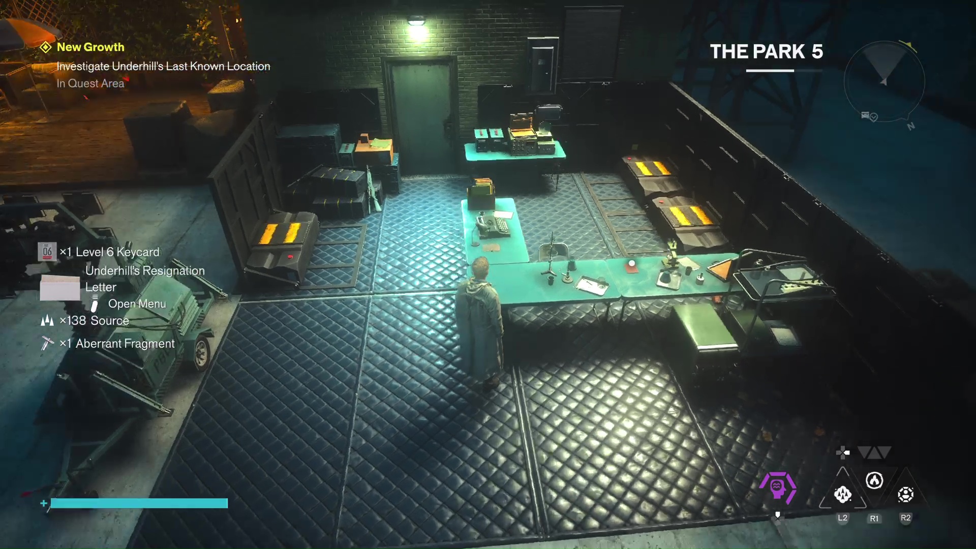 Dylan acquires a Level 6 Keycard in Control Resonant