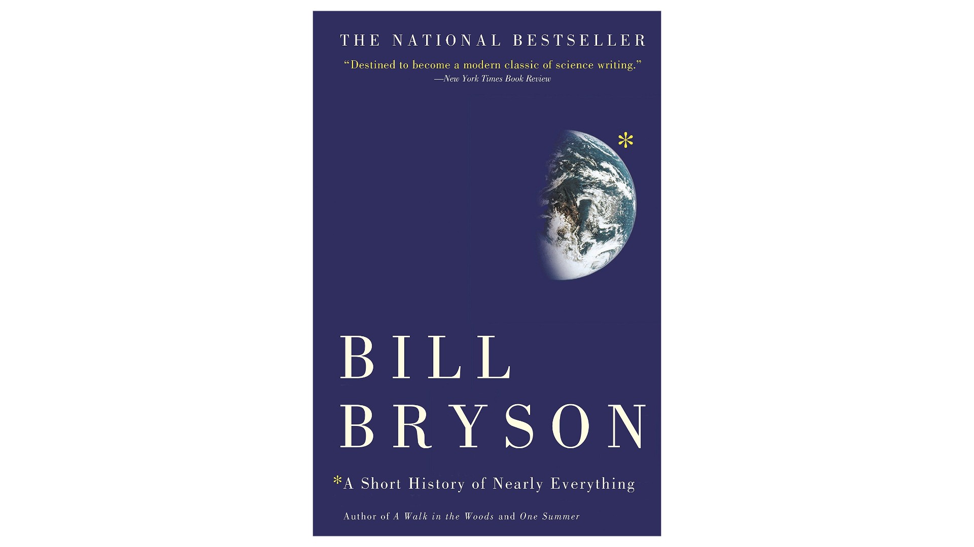 Book cover of A Short History of Nearly Everything by Bill Bryson