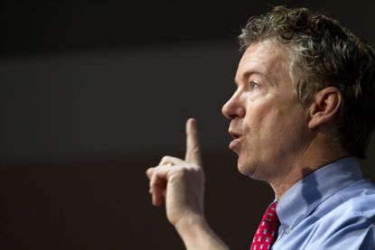 Rand Paul believes in giving less to foreign countries to save Americans from debt.