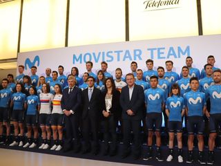 The 2020 Movistar team presented its new colours in Madrid