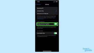 Airdrop menu iphone