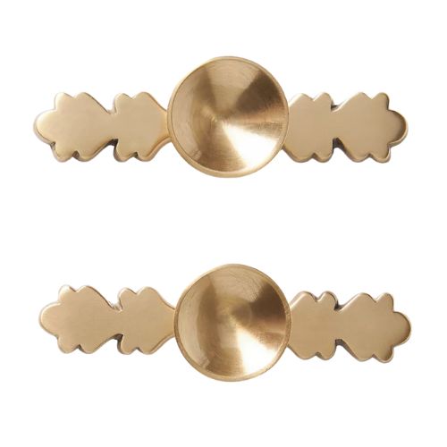 Anthropologie, Kiera Leaf Kitchen Knobs, Set of 2