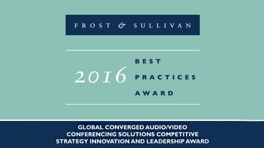 Frost &amp; Sullivan Recognizes ClearOne for Converged Audio, Videoconferencing Innovation, Leadership