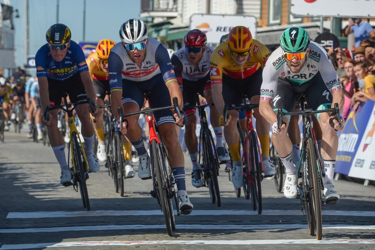 Tour of Norway 2021 - 9th Edition - 4th stage Hinna Park - 156,5 km - 22/08/2021- Matthew Walls (GER - Bora - Hansgrohe) - Mads Pedersen (DEN - Trek - Segafredo) - photo Szymon Gruchalski/CV/BettiniPhoto&Acirc;&copy;2021