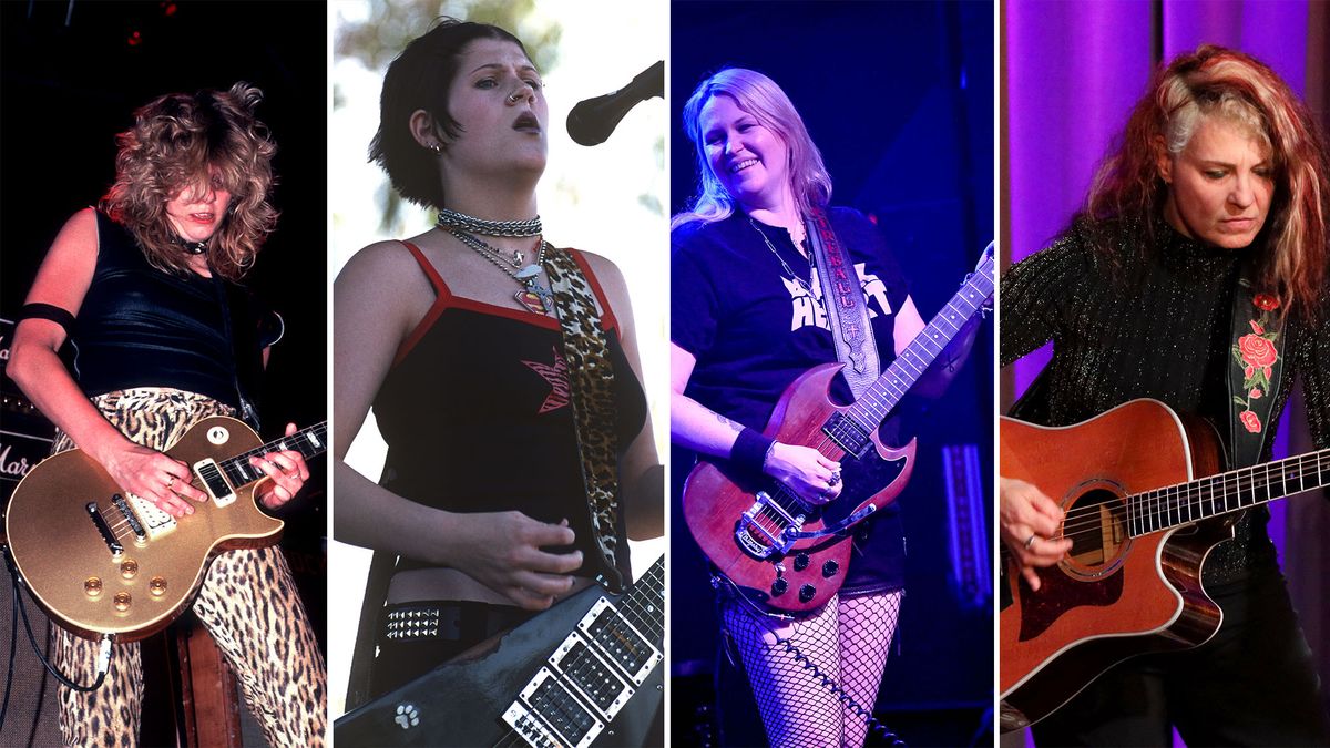 (from left) Kelly Johnson, Morgan Lander, Emily Burton and Janet Robin perform onstage