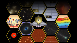 An image shows the range of science topics that the James Webb Space Telescope will tackle.