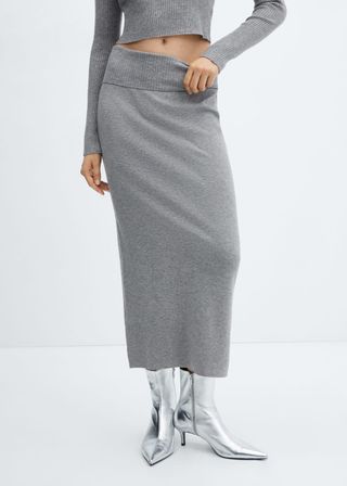 Long Knitted Skirt
