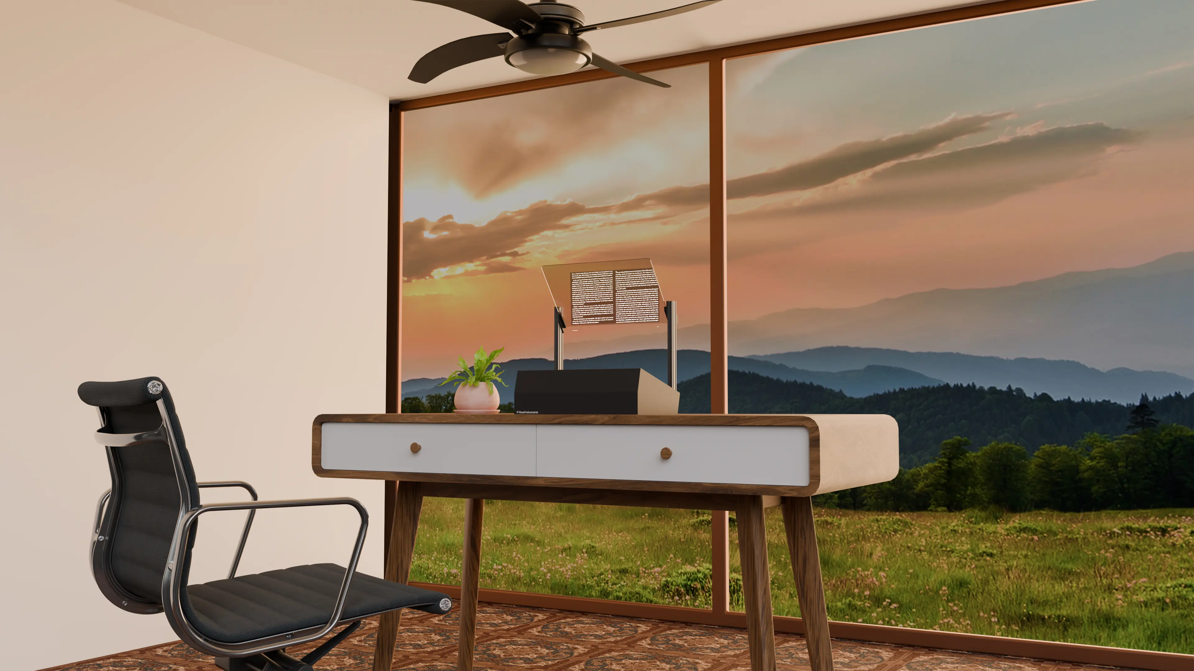 The &quot;Phantom&quot; transparent computer monitor by Visual Instruments