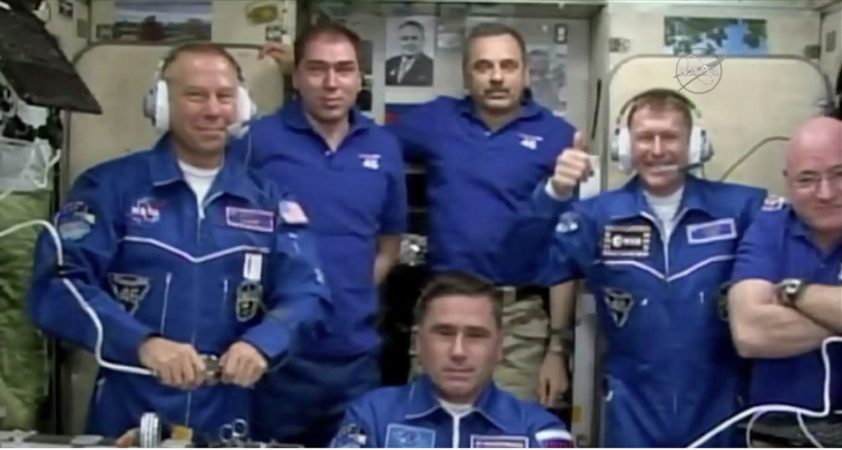 International Space Station Expedition 46 Crewmembers 