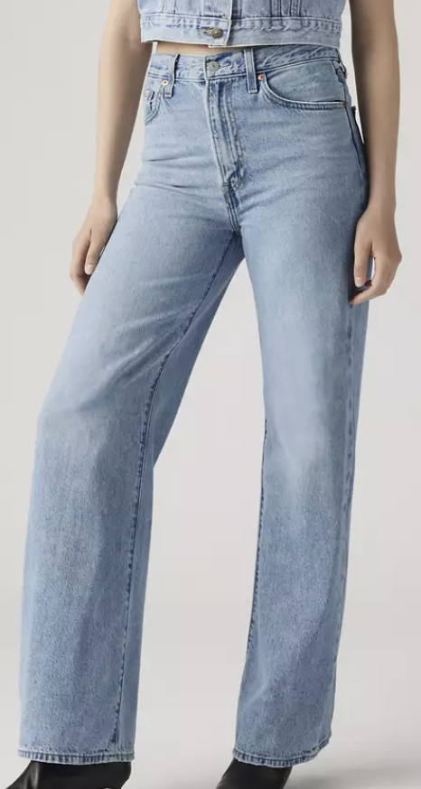Levi, Ribcage Wide Leg Jeans (Were $110)
