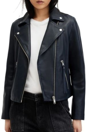 Dalby Leather Biker Jacket