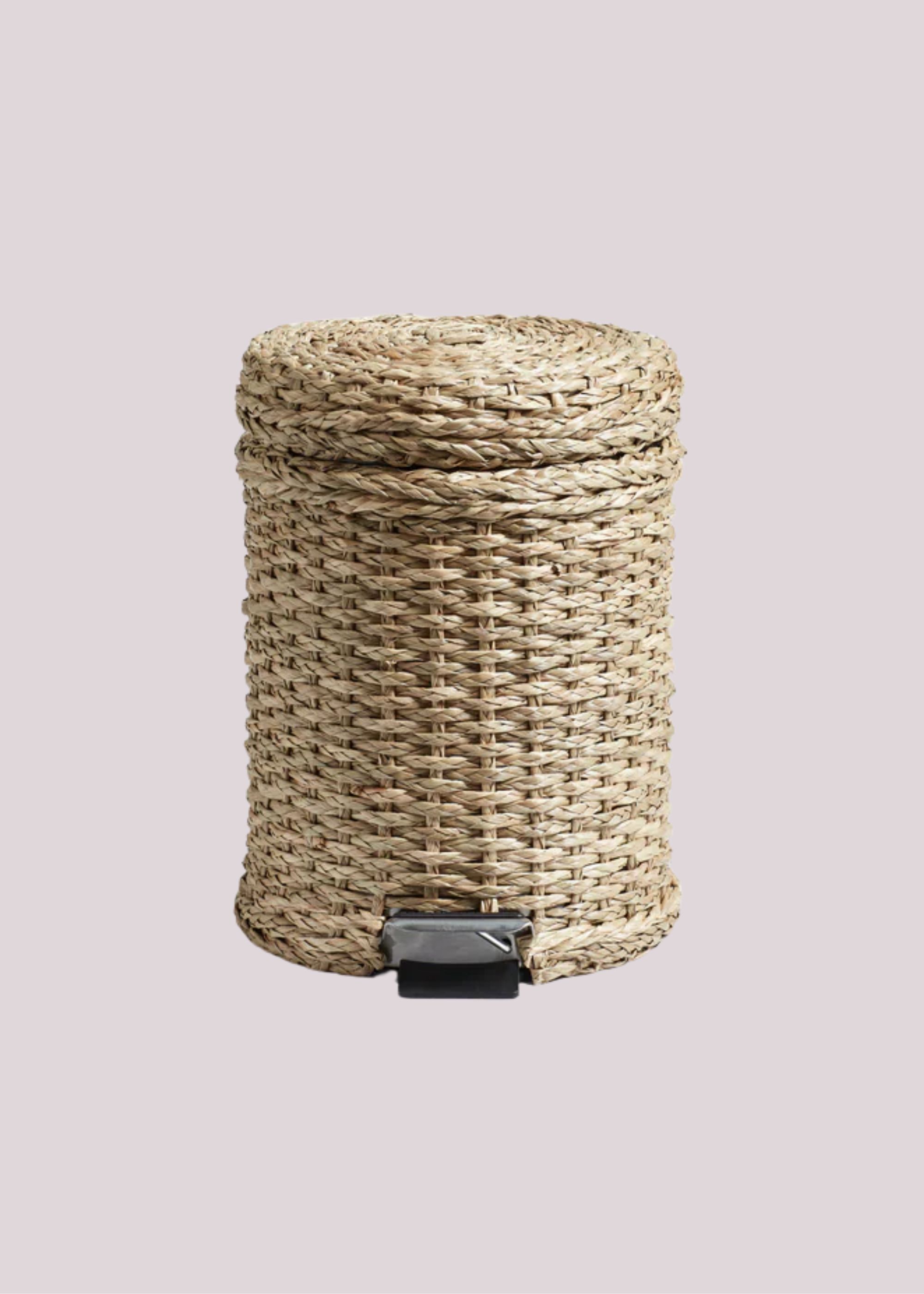Oka , Pandanus Pedal Bin - Small - Natural