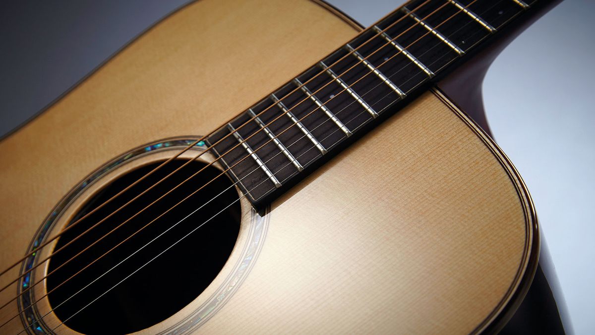 All final fret work and finishing happens at Auden's facility in the UK