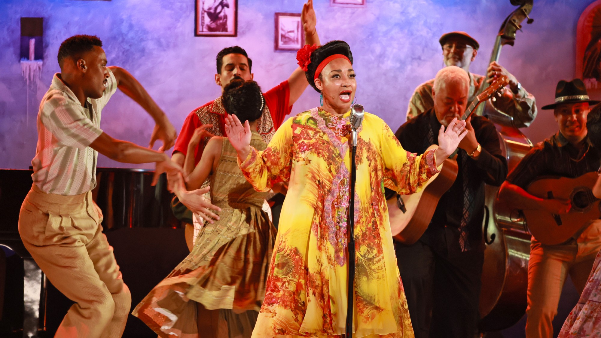 Natalie Venetia Belcon and the cast of "Buena Vista Social Club" perform onstage during The 78th Annual Tony Awards at Radio City Music Hall in June, 2025 in New York City. 