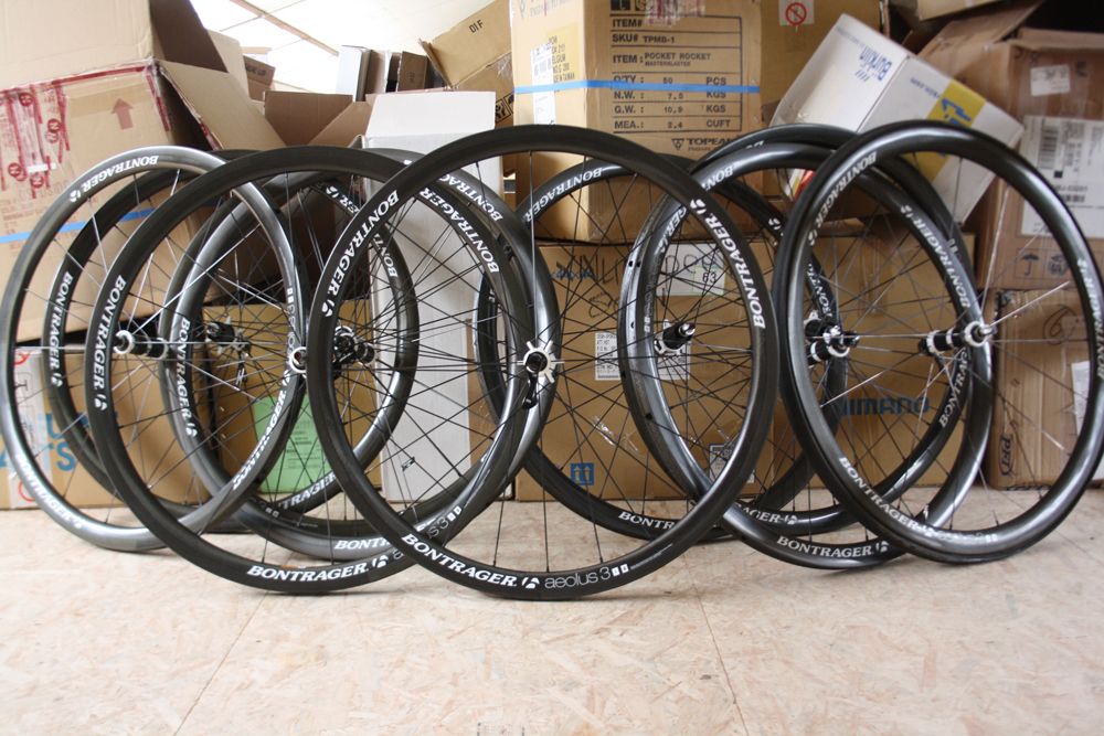Bontrager supply the team with wheels