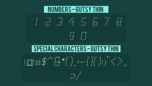 Free font: Gutsy