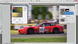 Recreate a panning effect using Photoshop