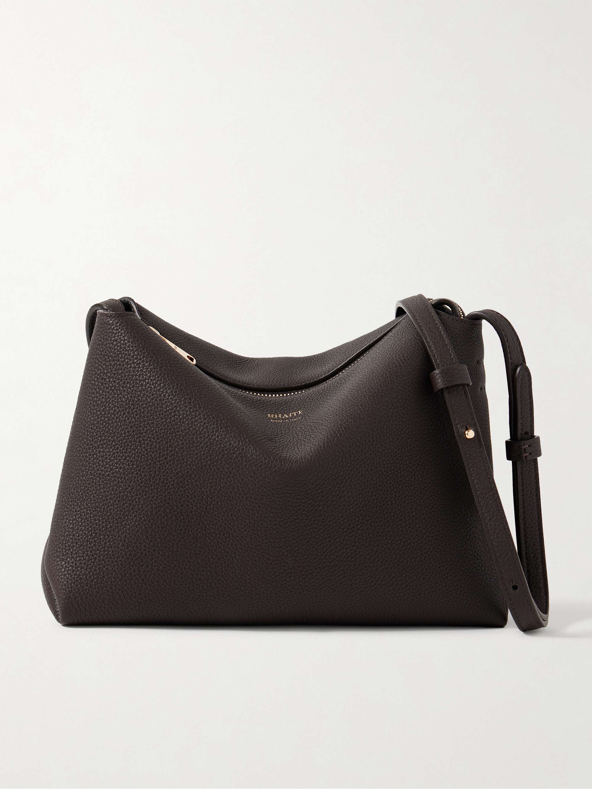Lina Medium Textured-Leather Shoulder Bag