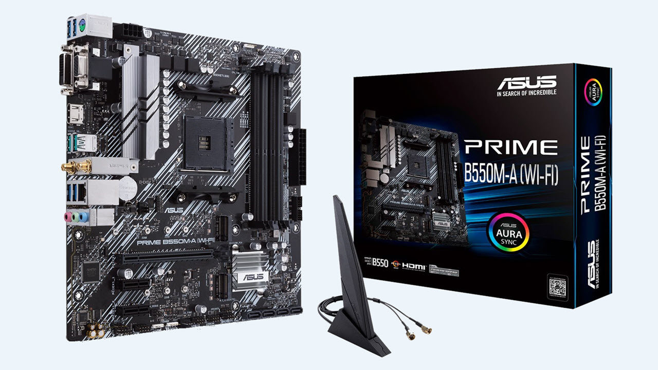 Asus Prime B550m A Wi Fi Review Affordable Hot Running Micro Atx Tom S Hardware