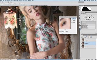 Retouch images with frequency separation: step 1