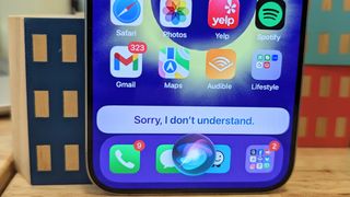 Siri saying Sorry, I don't understand on iPhone 15 Pro Max