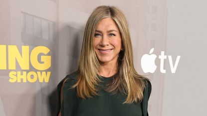 Jennifer Aniston attends the Official Emmy FYC Red Carpet for The Morning Show season 4 at the Directors Guild of America theater, on June 7, 2026 in Los Angeles