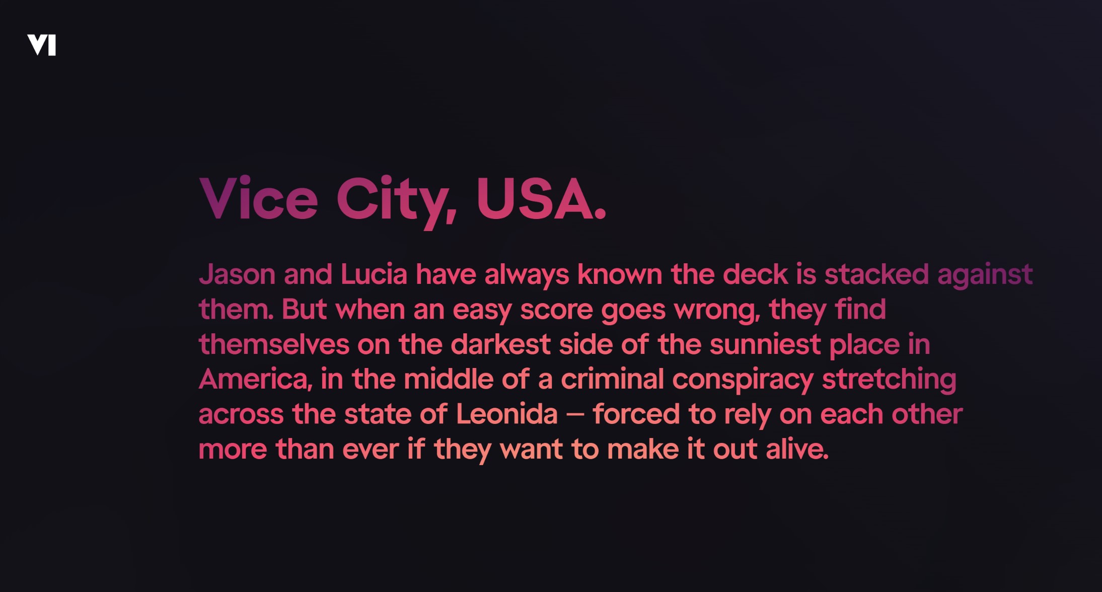 Rockstar GTA 6 story info