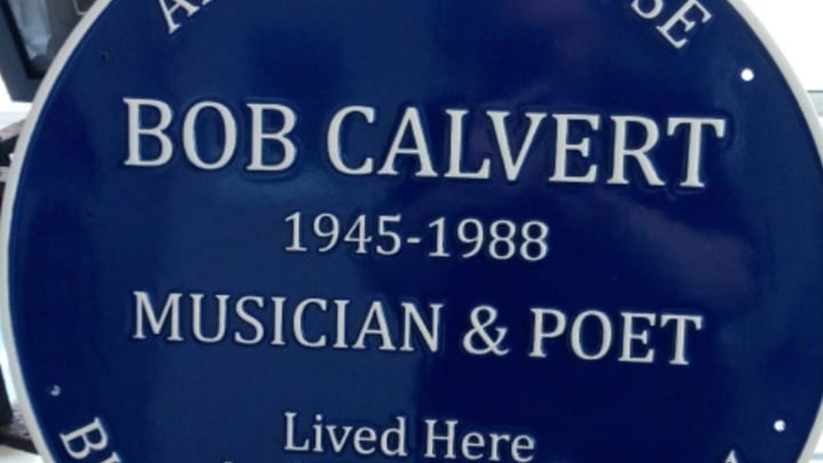 Bob Calvert&#039;s memorial plaque 