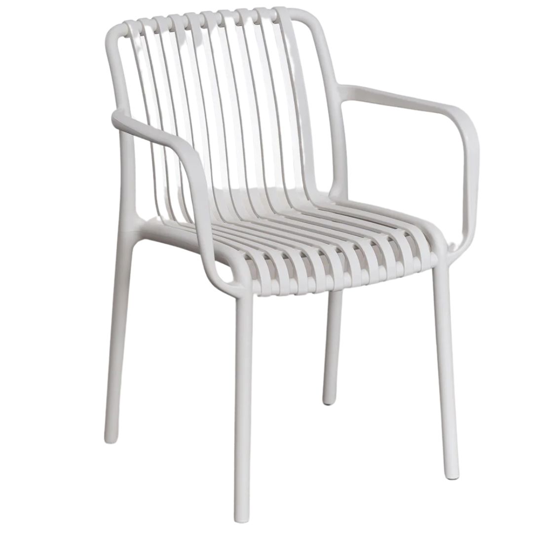 Sklum UK, Wendell Polypropylene Garden Chair With Armrests