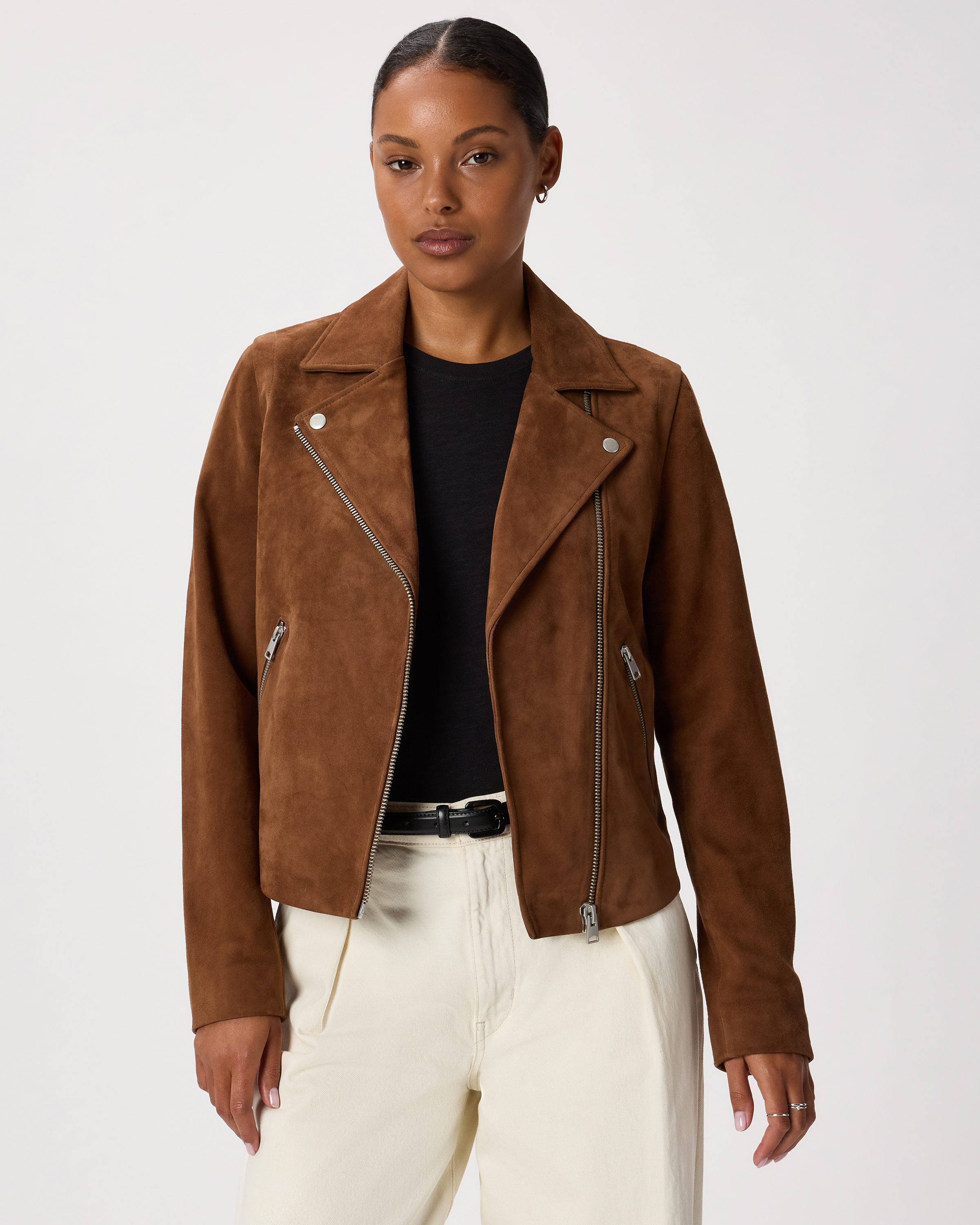 100% Suede Motorcycle Jacket
