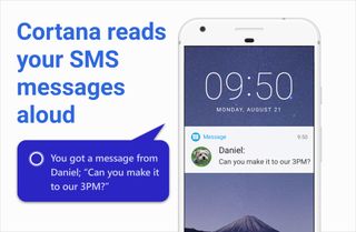 Cortana SMS