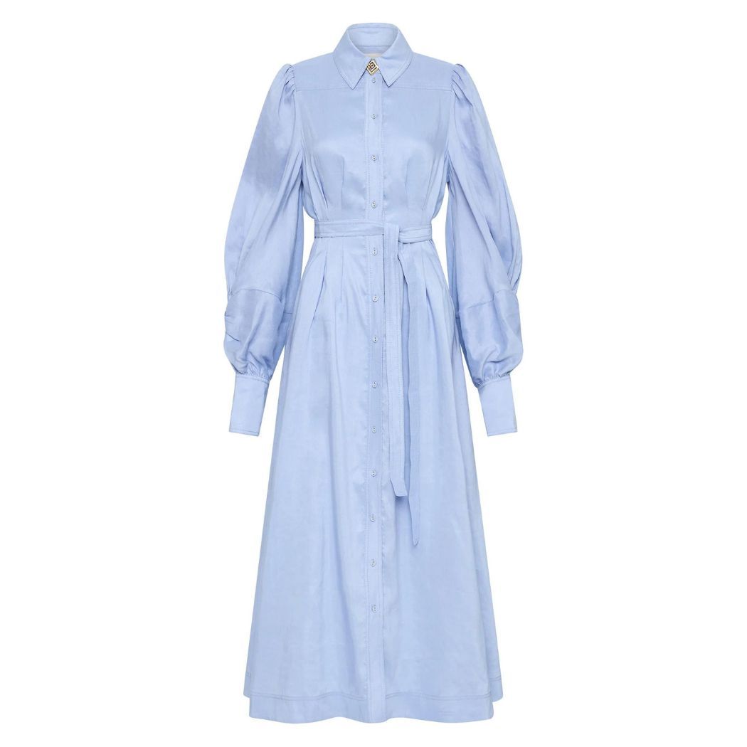 Aje Bonnie Knot Sleeve Midi Dress