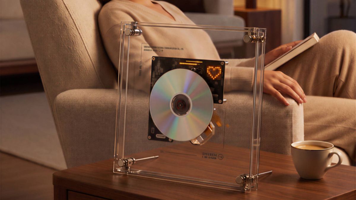 This transparent CD player puts the inner workings on full display like a work of art — it's the perfect showpiece for physical media fans