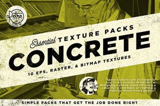 Add some urban grit to your designs with this new pack of 10 concrete textures